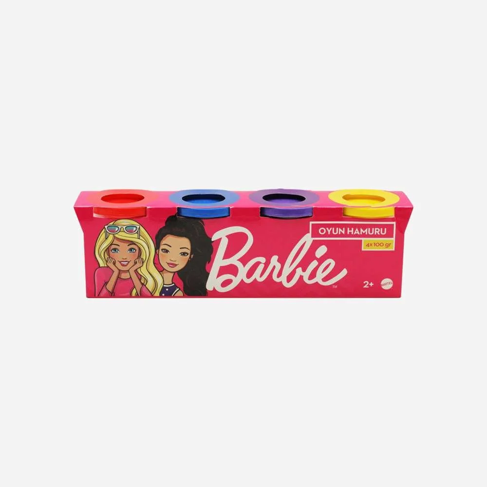 Barbie Oyun Hamuru 4lü Paket 4x100gr ( GPN18 )